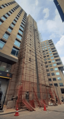 Re-plastering Work of External Facade — image 1