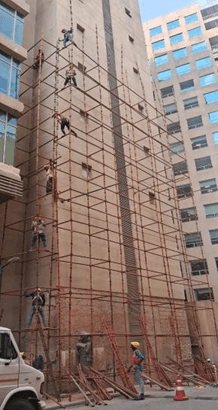 Re-plastering Work of External Facade — image 3